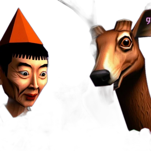 mask, hat, 3d render, concept art transparent PNG cut-out