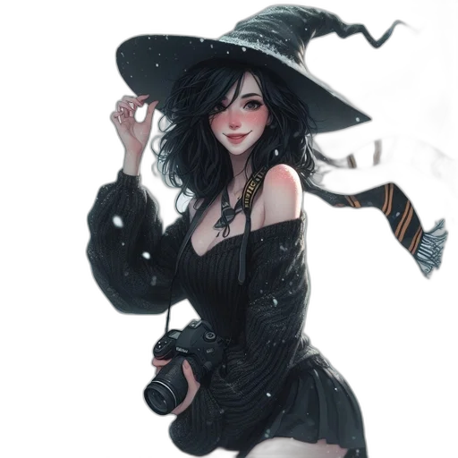 dress, staff, hat, mask transparent PNG cut-out
