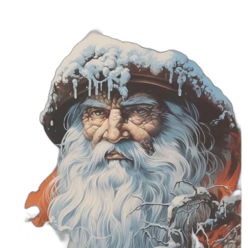face, hat, photorealistic, concept art transparent PNG cut-out