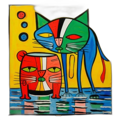 mask, jacket, oil painting, concept art transparent PNG cut-out