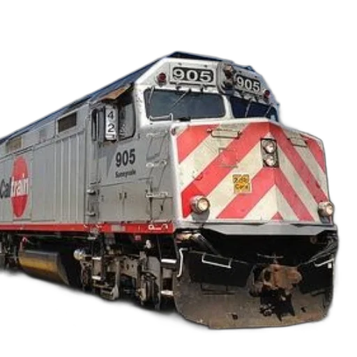 caltrain, locomotive, number, 905 transparent PNG cut-out