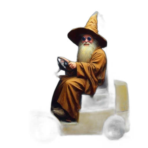 hat, staff, concept art, fantasy art transparent PNG cut-out
