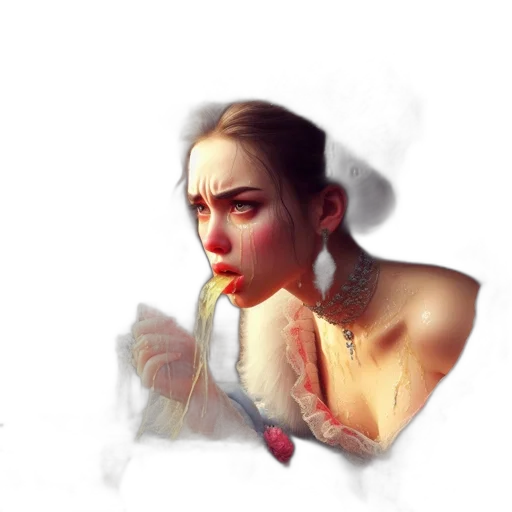 jewelry, face, weapon, staff transparent PNG cut-out