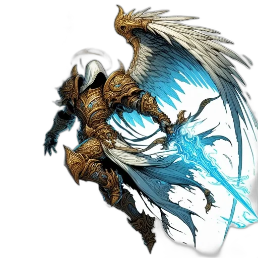 dragon, sword, weapon, staff transparent PNG cut-out