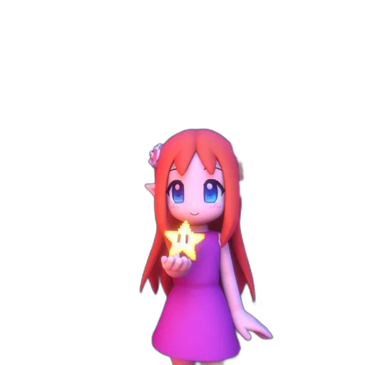 dress, staff, creature, weapon transparent PNG cut-out