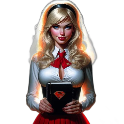 dress, face, comic book art, concept art transparent PNG cut-out