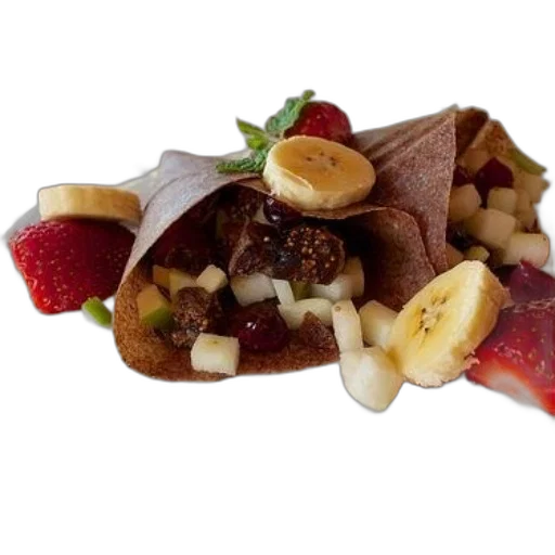 food, crown, plate, fruit-filled transparent PNG cut-out
