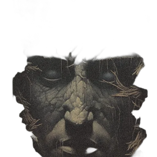 mask, face, creature, crown transparent PNG cut-out