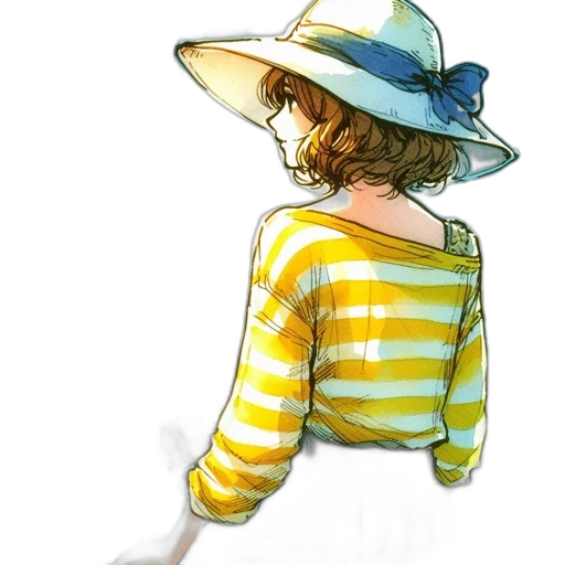 hat, dress, jacket, face transparent PNG cut-out