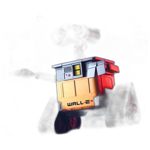 robot, car, concept art, watercolor transparent PNG cut-out