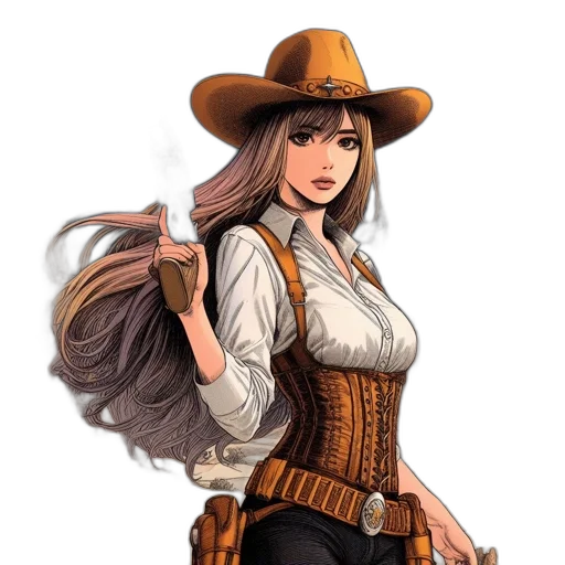hat, staff, fantasy art, concept art transparent PNG cut-out