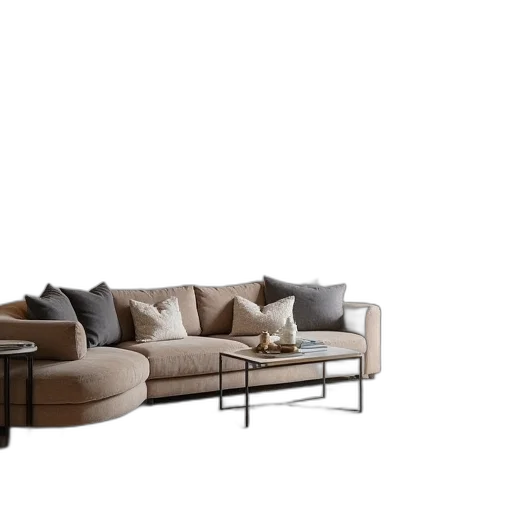 furniture, 3d render, photorealistic, concept art transparent PNG cut-out