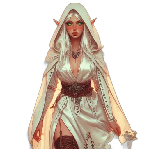 dress, fantasy art, concept art, pixel art transparent PNG cut-out