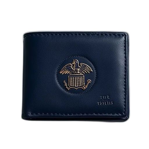 dark, blue, men, wallet transparent PNG cut-out