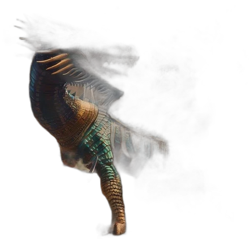 dragon, animal, creature, weapon transparent PNG cut-out