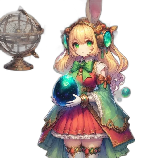 staff, dress, weapon, fantasy art transparent PNG cut-out