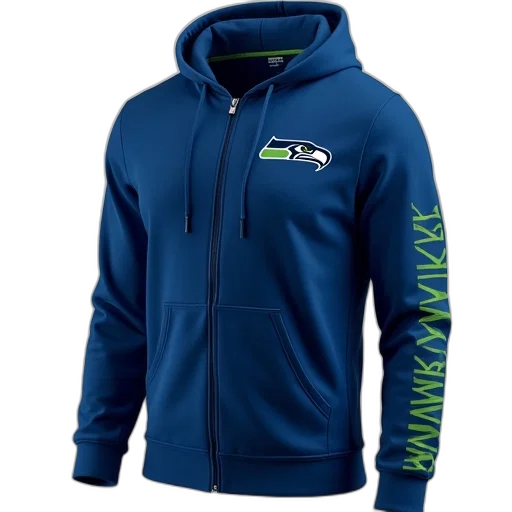 jacket, seattle, seahawks, mens transparent PNG cut-out