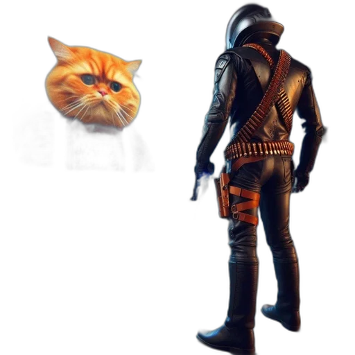 staff, animal, mask, jacket transparent PNG cut-out