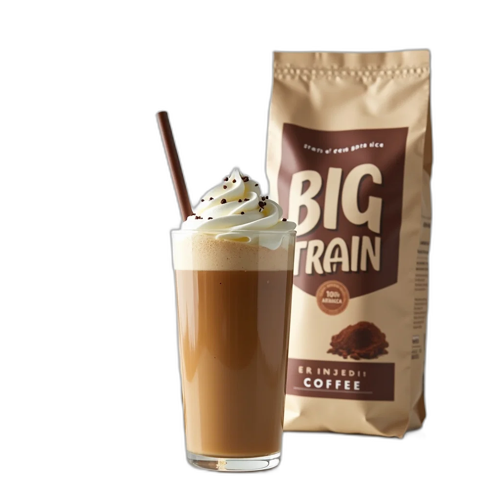 close-up, blended, ice, coffee transparent PNG cut-out