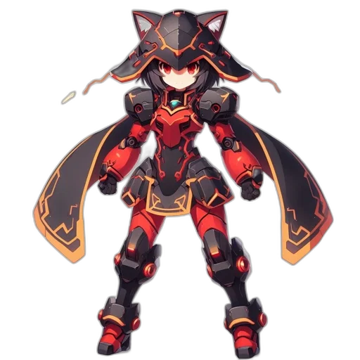 weapon, robot, staff, dragon transparent PNG cut-out