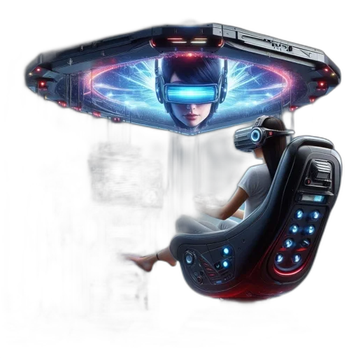 robot, concept art, cyberpunk, person transparent PNG cut-out