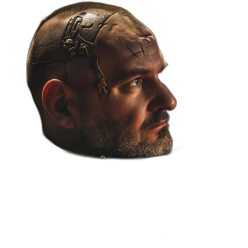 crown, face, mask, hair transparent PNG cut-out