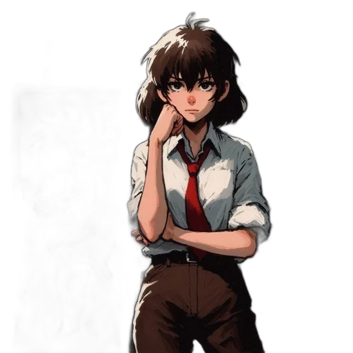 staff, jacket, dress, weapon transparent PNG cut-out