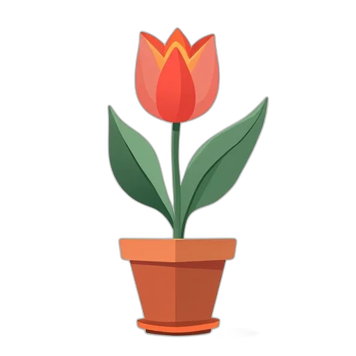 flower, crown, hat, 3d render transparent PNG cut-out