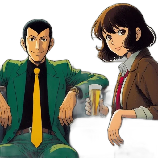 jacket, comic book art, concept art, anime transparent PNG cut-out