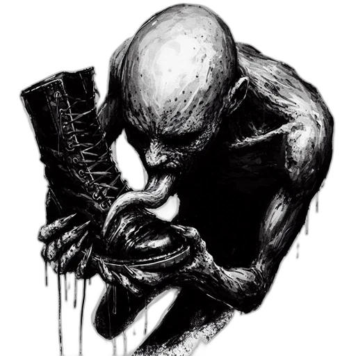 creature, mask, face, weapon transparent PNG cut-out