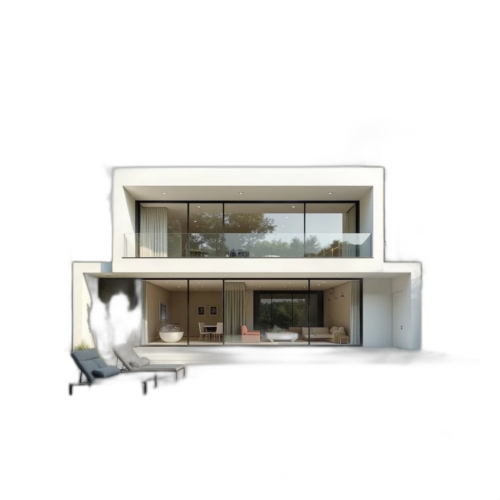 building, furniture, 3d render, concept art transparent PNG cut-out