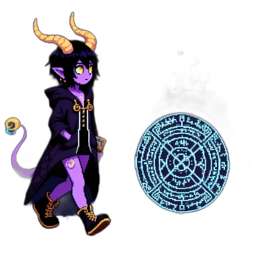 staff, jewelry, dragon, pixel art transparent PNG cut-out