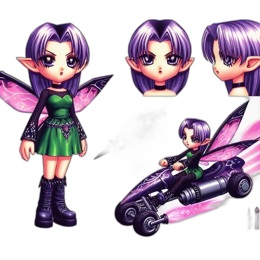 concept art, fantasy art, 3d render, pixel art transparent PNG cut-out