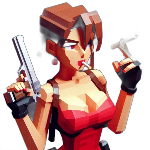 weapon, pixel art, concept art, cyberpunk transparent PNG cut-out
