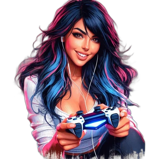 dress, jewelry, weapon, face transparent PNG cut-out