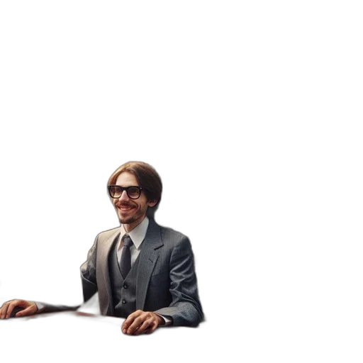 staff, furniture, robot, hair transparent PNG cut-out