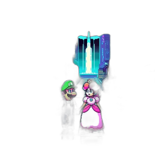 jewelry, 3d render, vaporwave, concept art transparent PNG cut-out