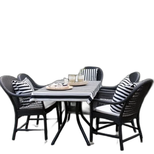 furniture, 3d render, monochrome, black transparent PNG cut-out