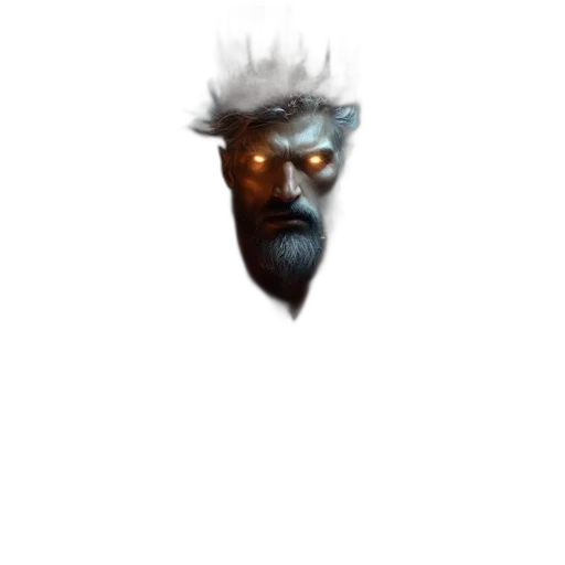 face, mask, creature, crown transparent PNG cut-out