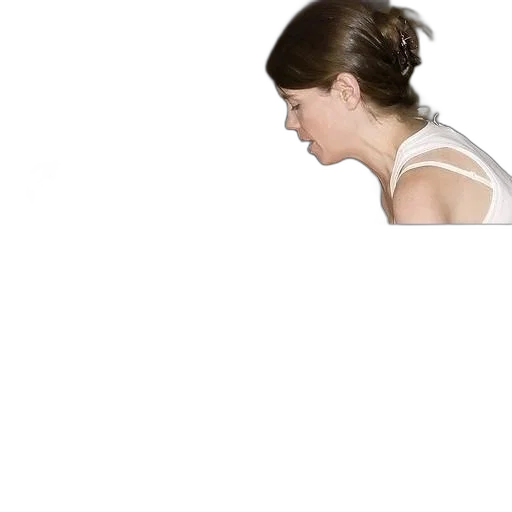hair, face, dress, staff transparent PNG cut-out