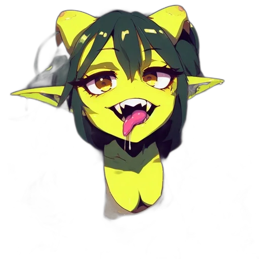 mask, dragon, staff, creature transparent PNG cut-out