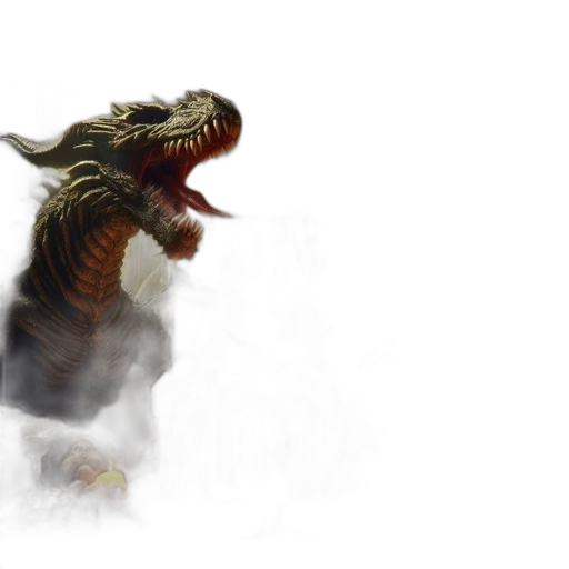 dragon, creature, animal, weapon transparent PNG cut-out