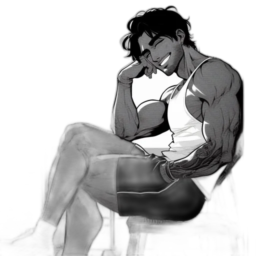 concept art, pencil sketch, comic book art, cartoon transparent PNG cut-out