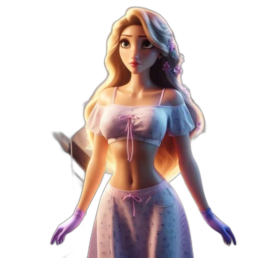 dress, staff, concept art, fantasy art transparent PNG cut-out