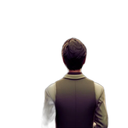 jacket, robot, staff, face transparent PNG cut-out