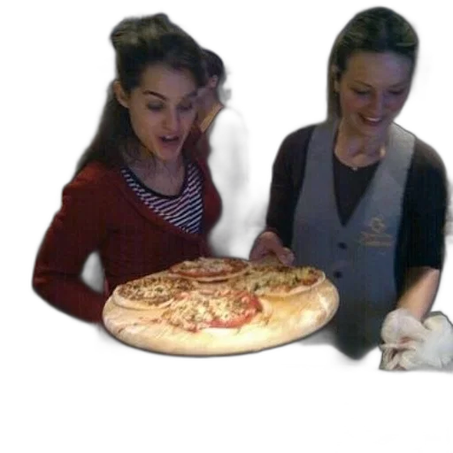 food, staff, two, women transparent PNG cut-out
