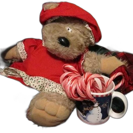 staff, hat, teddy, bear transparent PNG cut-out