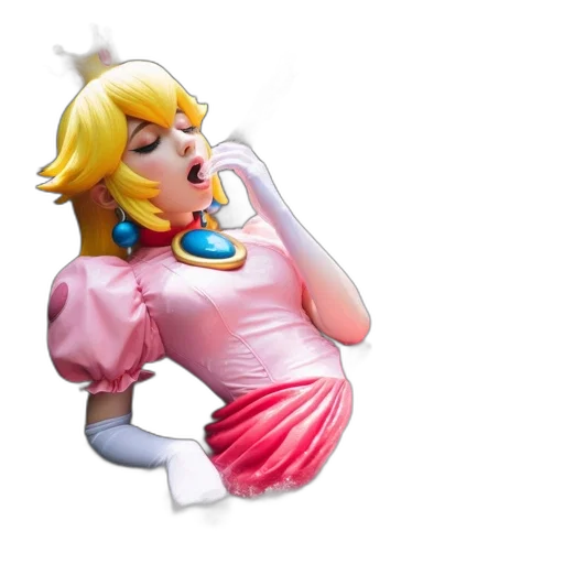 dress, staff, 3d render, concept art transparent PNG cut-out