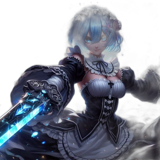 sword, weapon, robot, staff transparent PNG cut-out