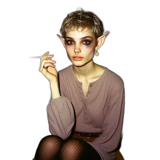 jewelry, face, dress, staff transparent PNG cut-out